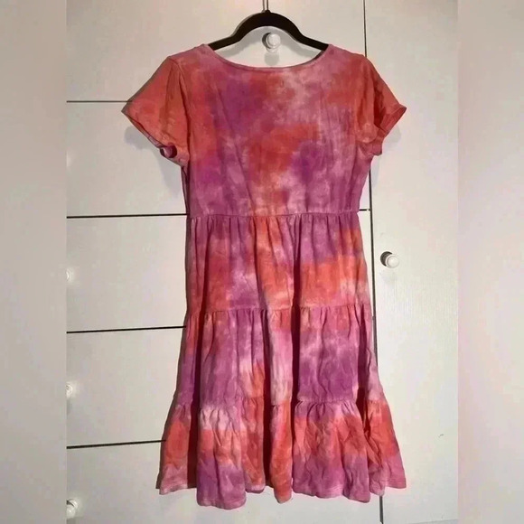 Wild fable tye-dye midi summer V-neck dress - Picture 2 of 6